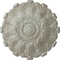 Ekena Millwork Durham Ceiling Medallion (Fits Canopies up to 4 1/4"), Hand-Painted Flash Gold, 31"OD x 1 1/2"P CM31DUFLS - alternate 1